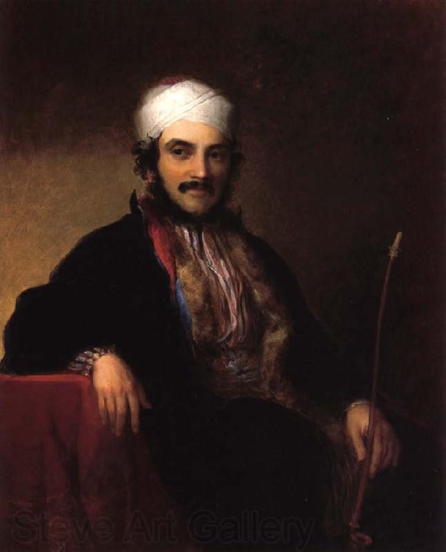 Asher Brown Durand Portrait of Isaac Edrebi of Morocco Germany oil painting art